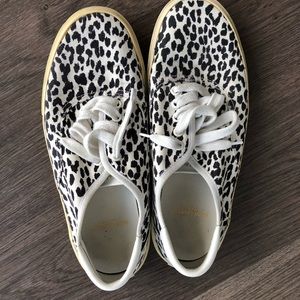 Men’s Saint Laurent leopard skate sneaker